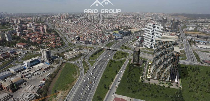 مشروع استثماري حيوي Ario-059  على شارع باسن اكسبرس اسطنبول 