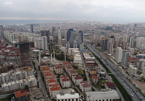 Esenyurt residential district in European Istanbul